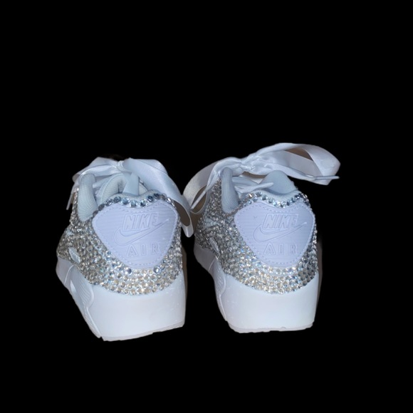 Nike Airmax 90’s All Sizes Full Luxe Crystal Design New In Box - Picture 7 of 9